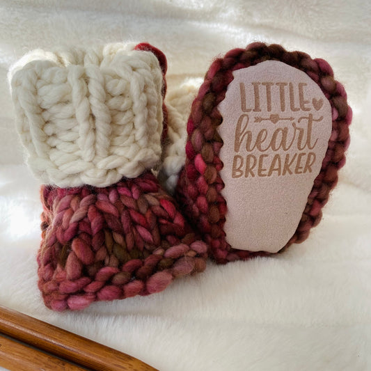 Baby Booties - Little Heartbreaker