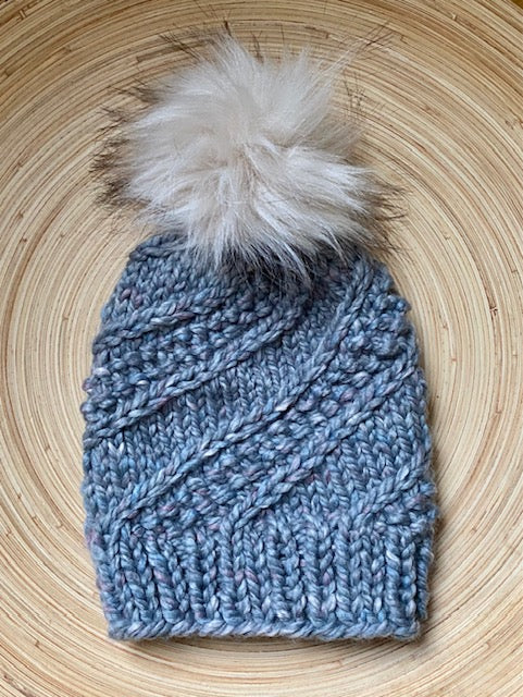 Wool Blend Pom Pom Hat - Sidewinder